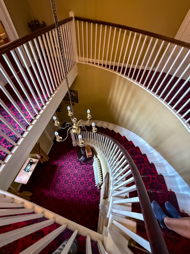 Historic panelling and period detail inside Pittodrie House