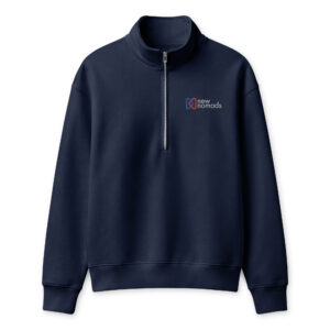 Unisex half-zip pullover