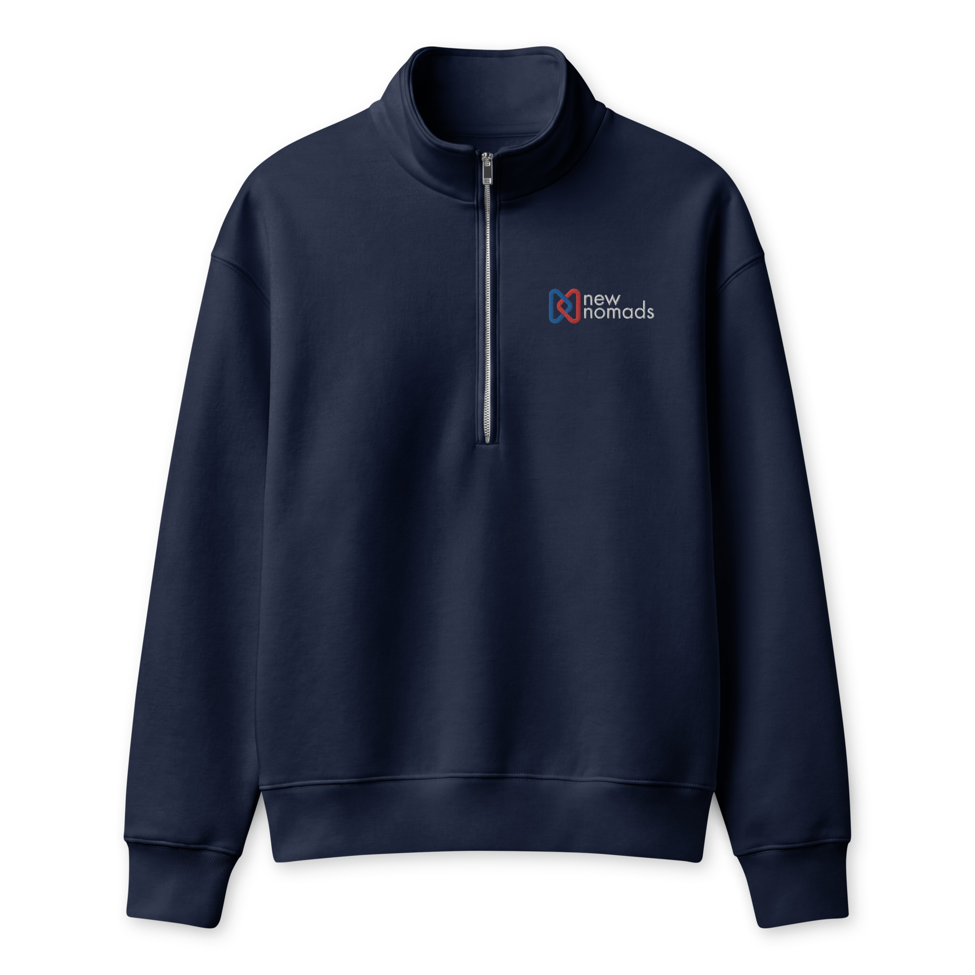 Unisex half-zip pullover